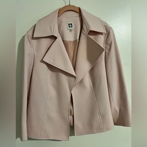 Anne Klein size 12 women’s Blazer light pink